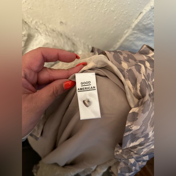 Good American Leopard Print Halter Dress - Picture 4 of 9